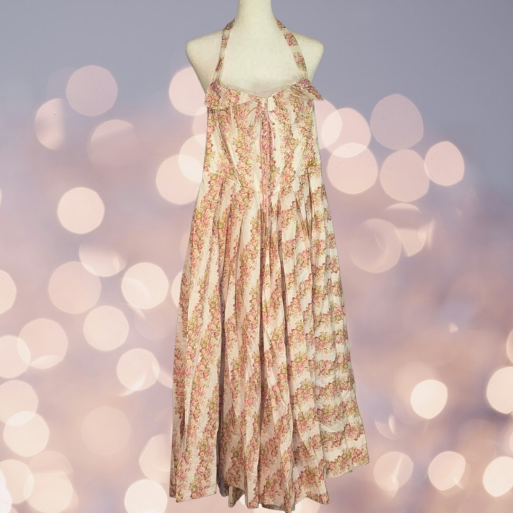 NWT Lacemade Tuscany Rose Corset Dress - Picture 4 of 14